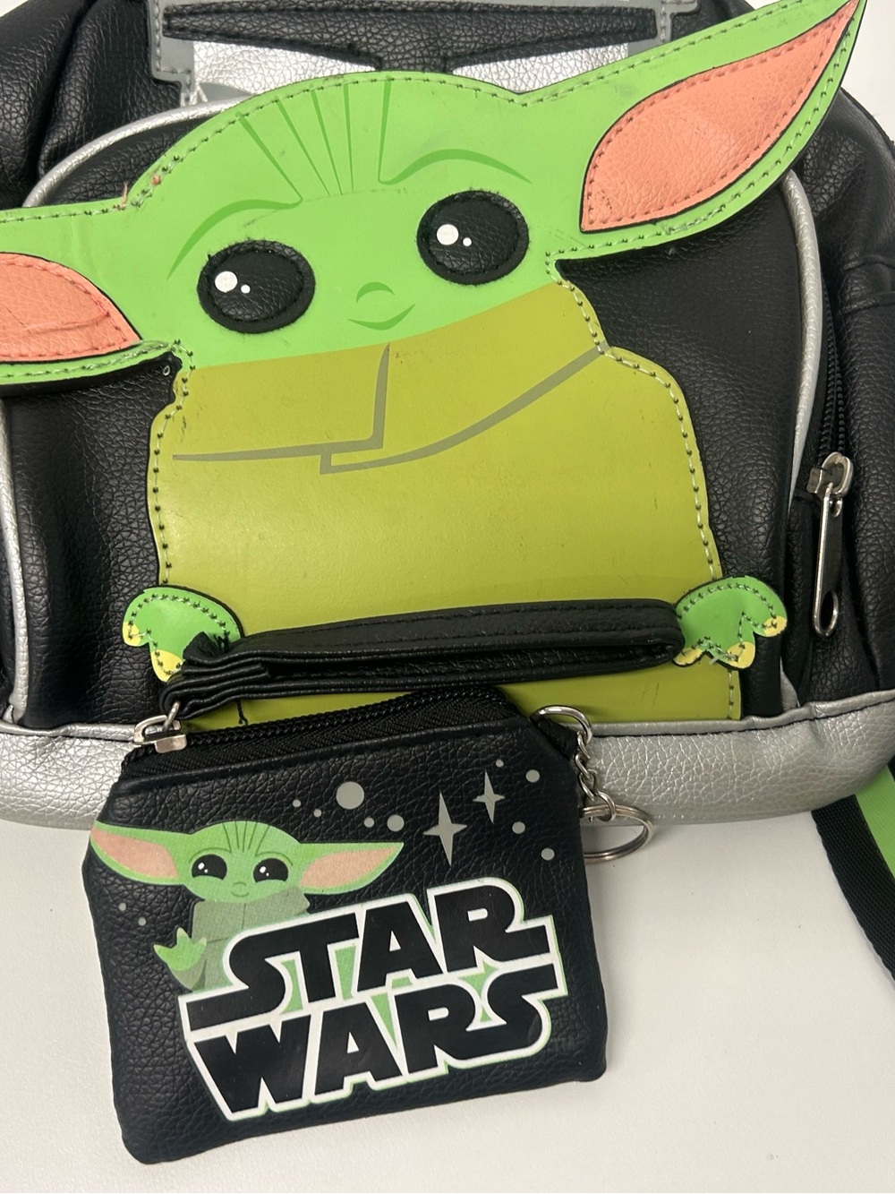 Star Wars The Child (Grogu) Kids Backpack & Coin Pouch - Green/Black